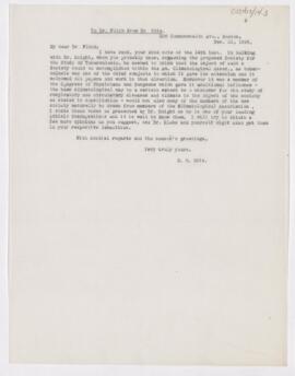 Letter, December 21, 1898