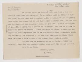 Letter to Campbell Palmer Howard, June 2, 1905