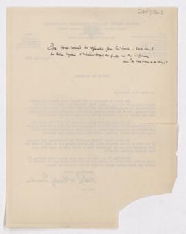 Cushing's notes, Osler quotation