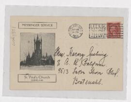 Letter to Harvey Cushing, April 22, 1926