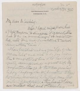 Letter to Harvey Cushing, February 15, 1926