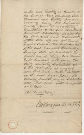 Simon McTavish estate records