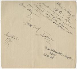 Correspondence and notes on the life of Simon McTavish